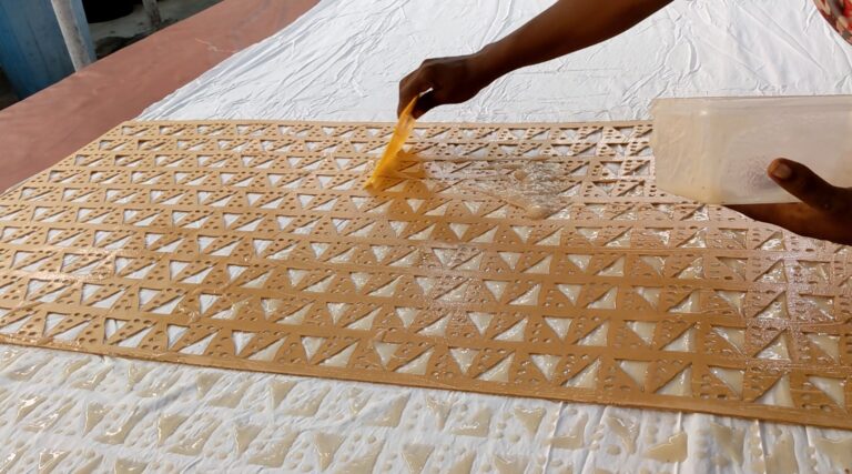 Stencilling on Fabric