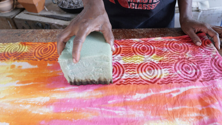 Multi-Coloured Dyeing (Batik)